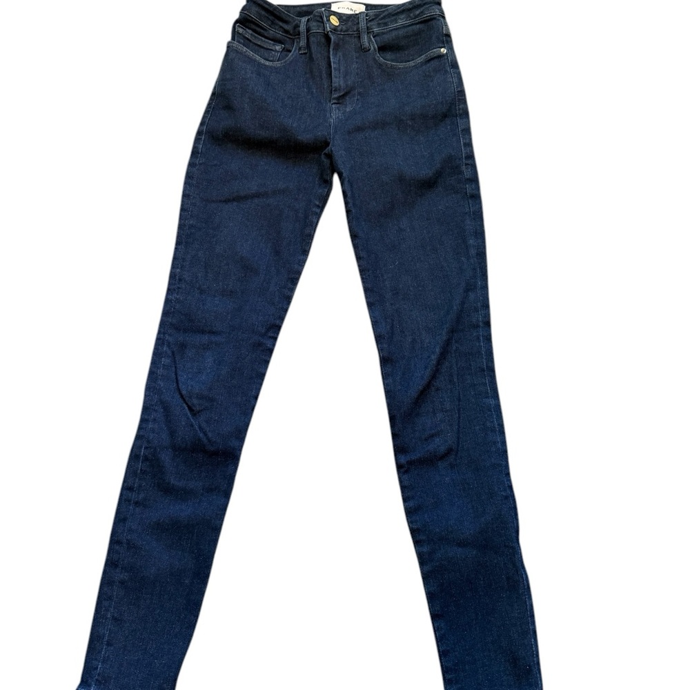 Frame Denim Women's Skinny Jeans - Dark Blue